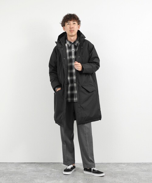 TAION(タイオン)の「【TAION/タイオン】別注 M-47タイプ フードダウン 26AW(ダウンジャケット/コート・メンズ・ブラック/ダークグリーン/ダークネイビー・S/M/L/XL)」の4枚目の写真