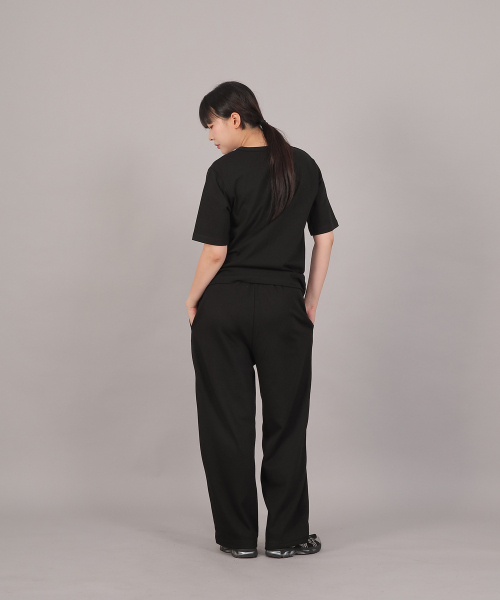 SAINTCREW(セントクルー)の「ソフトエッセンシャル起毛ワイドパンツ SEK-388 グレー/ブラック(スウェットパンツ・レディース・その他・FREE)」の11枚目の写真