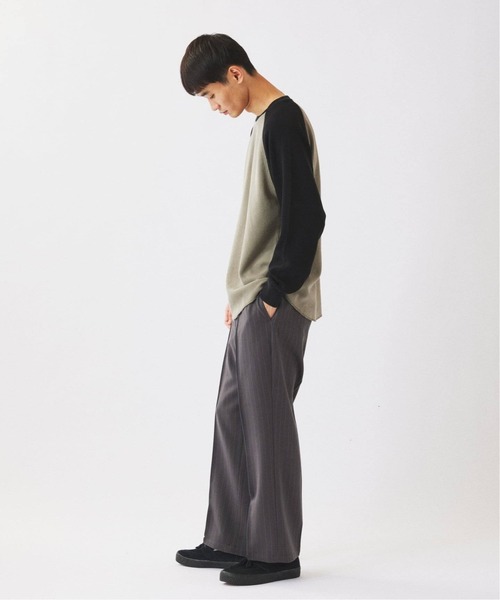 Dickies(ディッキーズ)の「《追加》Dickies / ディッキーズ 別注 ピンタック ワイドストライプスラックス(スラックス・メンズ・エンジ/グレー/ネイビー/ブラック・LARGE/MEDIUM)」の9枚目の写真