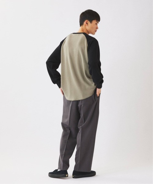 Dickies(ディッキーズ)の「《追加》Dickies / ディッキーズ 別注 ピンタック ワイドストライプスラックス(スラックス・メンズ・エンジ/グレー/ネイビー/ブラック・LARGE/MEDIUM)」の10枚目の写真