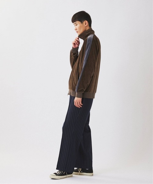 Dickies(ディッキーズ)の「《追加》Dickies / ディッキーズ 別注 ピンタック ワイドストライプスラックス(スラックス・メンズ・エンジ/グレー/ネイビー/ブラック・LARGE/MEDIUM)」の17枚目の写真