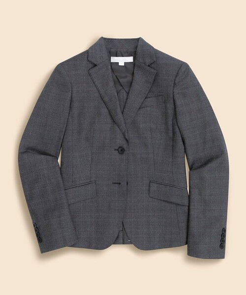 BROOKS BROTHERS(ブルックスブラザーズ)の「ウール グレンチェック シングル2ボタンジャケット(テーラードジャケット・レディース・グレー・0/2/4)」の1枚目の写真
