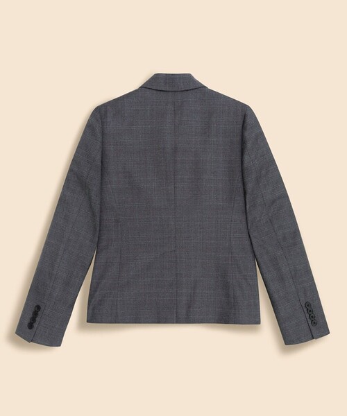 BROOKS BROTHERS(ブルックスブラザーズ)の「ウール グレンチェック シングル2ボタンジャケット(テーラードジャケット・レディース・グレー・0/2/4)」の3枚目の写真