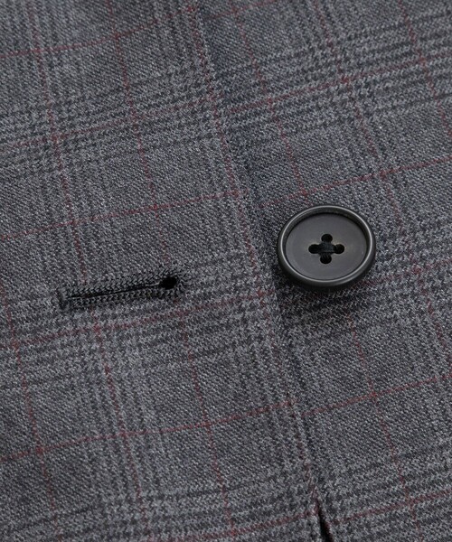 BROOKS BROTHERS(ブルックスブラザーズ)の「ウール グレンチェック シングル2ボタンジャケット(テーラードジャケット・レディース・グレー・0/2/4)」の4枚目の写真