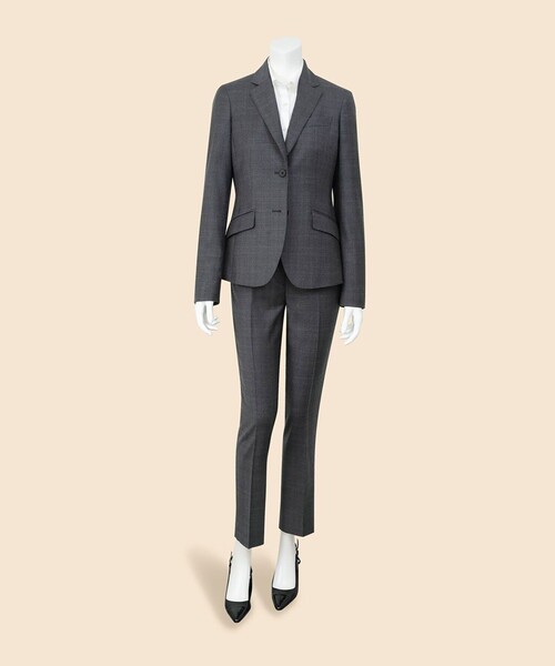 BROOKS BROTHERS(ブルックスブラザーズ)の「ウール グレンチェック シングル2ボタンジャケット(テーラードジャケット・レディース・グレー・0/2/4)」の8枚目の写真