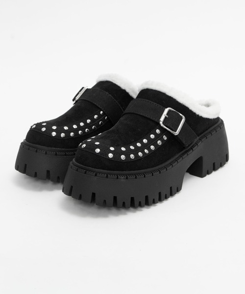 WEGO(ウィゴー)の「WEGO/スタッズベルトサボ(スリッポン・レディース・ブラック・SMALL/MEDIUM/LARGE)」の10枚目の写真