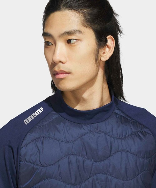 adidas（アディダス）の「クライマウォーム カモフラージュ 中わた入りジャケット 長袖【adidas Golf/アディダスゴルフ】（ブルゾン・メンズ・ネイビー・MEDIUM/SMALL/X-LARGE/XX-LARGE/LARGE）」の3枚目の写真