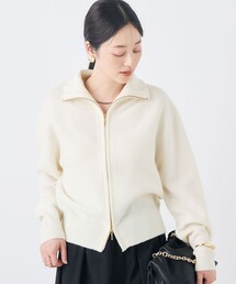 NOLLEY'S Sophi（ノーリーズソフィ）の「カシミヤ混紡毛ジップアップカーディガン（カーディガン/ボレロ）」