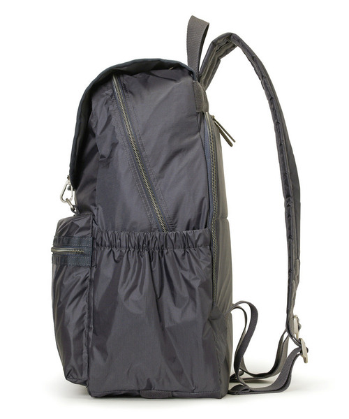LeSportsac(レスポートサック)の「【Essential Collection×Naoko Okusa】MODERN FLAP BACKPACK3 シャドウグレーC(バックパック/リュック・レディース・グレー・FREE)」の5枚目の写真