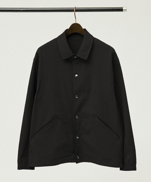 ABAHOUSE GRAY（アバハウスグレイ）の「【セットアップ対応】ストレッチ コーチジャケット / 吸水速乾 / UVカット（ブルゾン・メンズ・ブラック/チャコールグレー/ブラウン・48/50/46）」の5枚目の写真