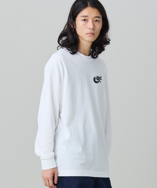 LACOSTE(ラコステ)の「ネーム&ワニロゴグラフィック長袖Tシャツ(Tシャツ/カットソー・メンズ・ブラック/ダークグリーン/オフホワイト・2/5/4/3)」の13枚目の写真