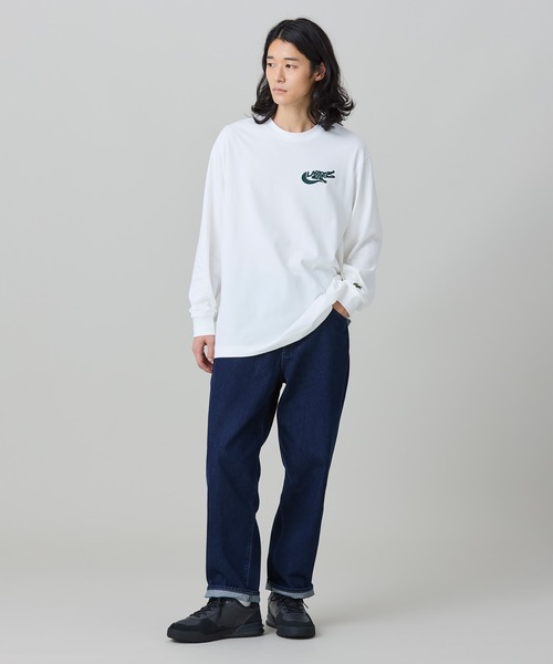 LACOSTE(ラコステ)の「ネーム&ワニロゴグラフィック長袖Tシャツ(Tシャツ/カットソー・メンズ・ブラック/ダークグリーン/オフホワイト・2/5/4/3)」の15枚目の写真