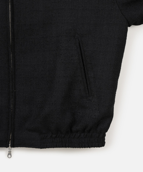 247SERIES（247シリーズ）の「MIROGLIO ツイードブルゾン ブラック（ブルゾン・メンズ・ブラック・SMALL/MEDIUM/LARGE/X-LARGE/X-SMALL）」の5枚目の写真