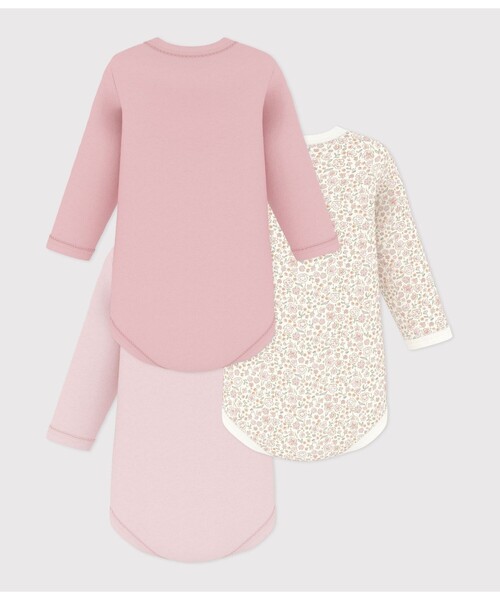 PETIT BATEAU(プチバトー)の「プリント長袖USボディ3枚組(ロンパース・キッズ・その他1・24MONTH/18MONTH/12MONTH/6MONTH)」の2枚目の写真