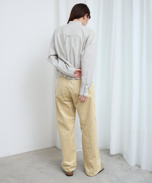 fig London(フィグロンドン)の「ribbon shirt(シャツ/ブラウス・レディース・ネイビー/ベージュ/ホワイト・FREE)」の14枚目の写真