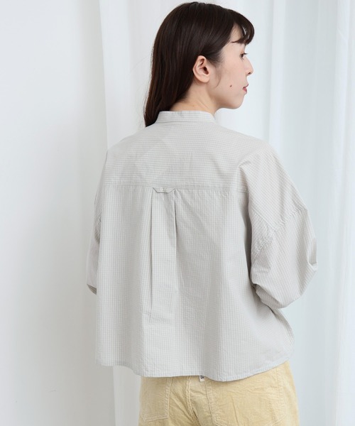 fig London(フィグロンドン)の「ribbon shirt(シャツ/ブラウス・レディース・ネイビー/ベージュ/ホワイト・FREE)」の12枚目の写真