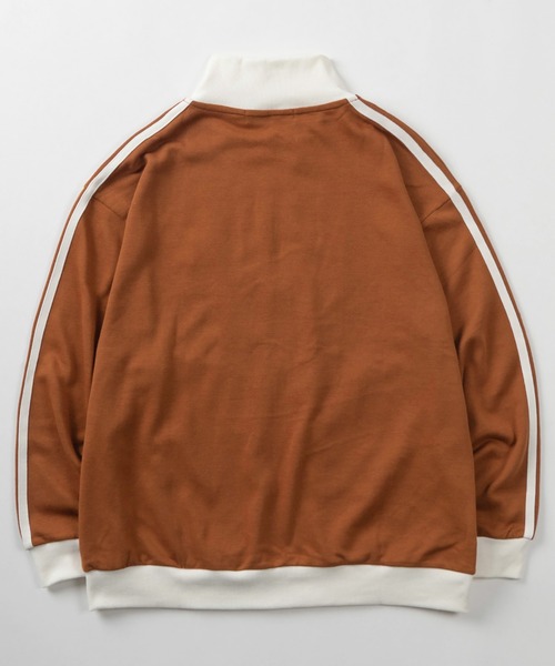 Disney（ディズニー）の「【71】【Disney/ディズニー】キャラクター ワンポイント刺繍 トラックジャケット/ミッキーマウス/ミニーマウス/くまのプーさん/101匹わんちゃん/ジャージ/ライトアウター/羽織/裏毛/レディース（ジャージ・レディース・グレー/ネイビー/チャコールグレー/オレンジ・M/L）」の17枚目の写真