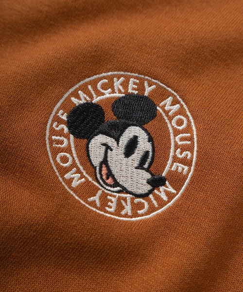 Disney（ディズニー）の「【71】【Disney/ディズニー】キャラクター ワンポイント刺繍 トラックジャケット/ミッキーマウス/ミニーマウス/くまのプーさん/101匹わんちゃん/ジャージ/ライトアウター/羽織/裏毛/レディース（ジャージ・レディース・グレー/ネイビー/チャコールグレー/オレンジ・M/L）」の16枚目の写真
