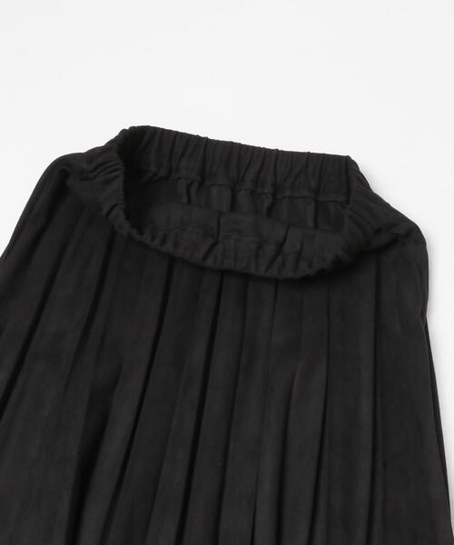 ITEMS URBANRESEARCH(アイテムズ アーバンリサーチ)の「フェイクスエードプリーツスカート(スカート・レディース・ブラック/ライトベージュ/モカ・FREE)」の22枚目の写真
