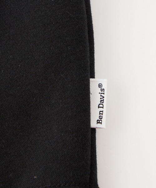 BEN DAVIS（ベンデイビス）の「【WEB限定】[BEN DAVIS/ベンデイビス] LABELS バックプリント 裏起毛クルーネックスウェット（スウェット・レディース・ブラック/グレー・M/L/XL）」の9枚目の写真