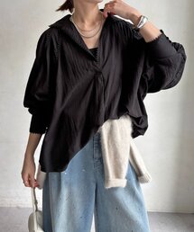 レーストリミングドルマンブラウス