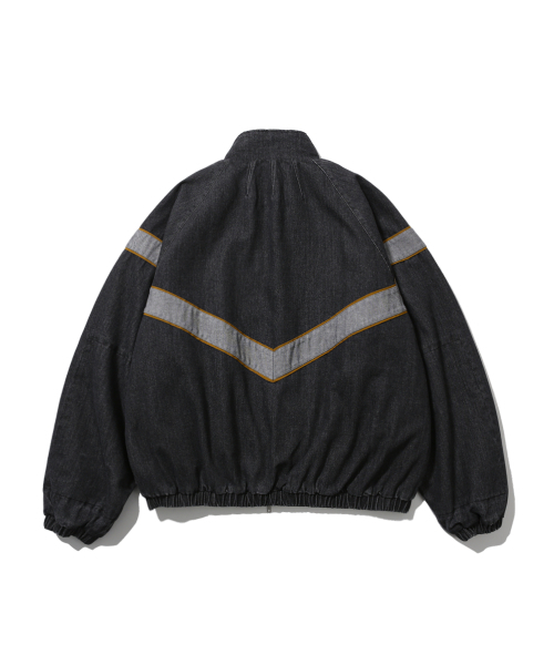 ANGLAN（アングラン）の「IPFU Track Denim Jacket - Washed Black（デニムジャケット・メンズ・その他・1/02）」の2枚目の写真