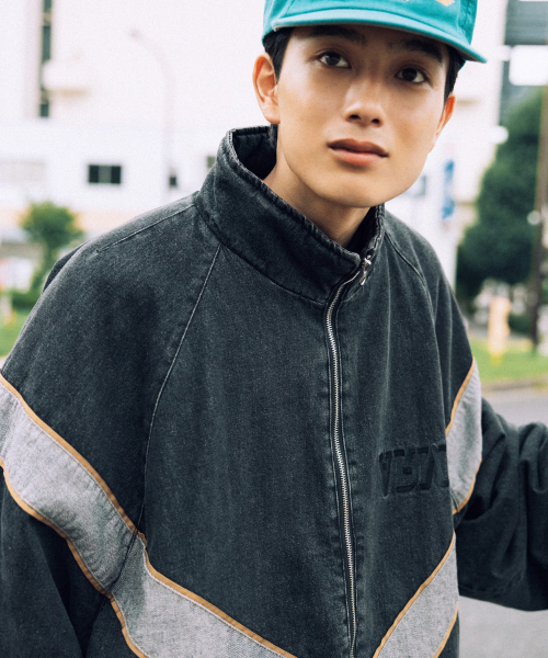 ANGLAN（アングラン）の「IPFU Track Denim Jacket - Washed Black（デニムジャケット・メンズ・その他・1/02）」の10枚目の写真