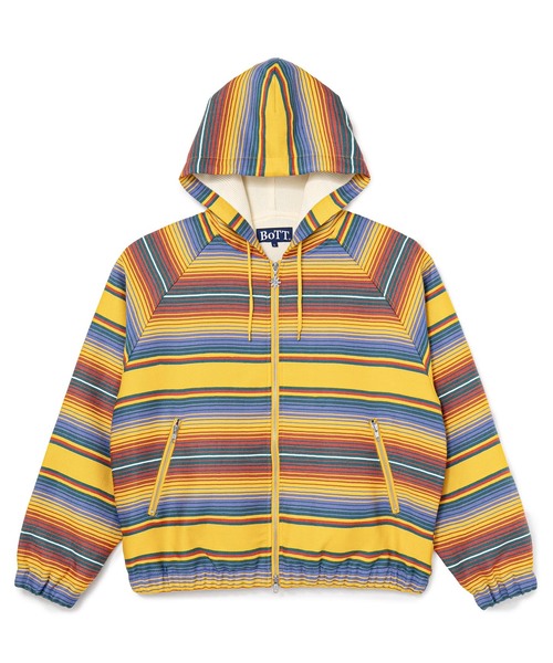 BoTT / ボット SERAPE RAGLAN ZIP HOODIE（パーカー）｜BOTT（ボット