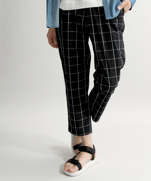 WEGO（ウィゴー）の「WEGO/ライトウェザーアンクルパンツ（その他パンツ・メンズ・ブラック系その他/ブラック/ブルー系その他/ホワイト系その他4・LARGE/MEDIUM）」の3枚目の写真