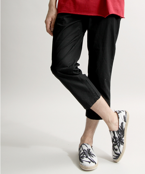WEGO（ウィゴー）の「WEGO/ライトウェザーアンクルパンツ（その他パンツ・メンズ・ブラック系その他/ブラック/ブルー系その他/ホワイト系その他4・LARGE/MEDIUM）」の2枚目の写真