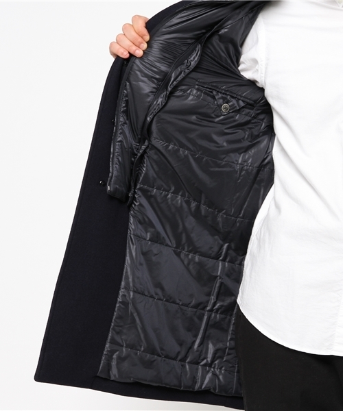 HERNO ダウンチェスターコート ブラック 48 HERNO チェスターコート