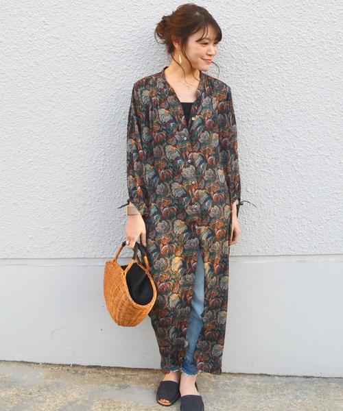 Ships シップス の リバティプリント 羽織ワンピース ワンピース Wear