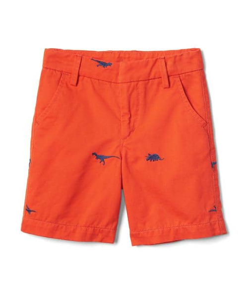 GAP(ギャップ)の「Gap フラットフロント ツイルショートパンツ(その他パンツ・キッズ・レッド/オレンジ・80cm/105cm/95cm/110cm/90cm/100cm)」の1枚目の写真