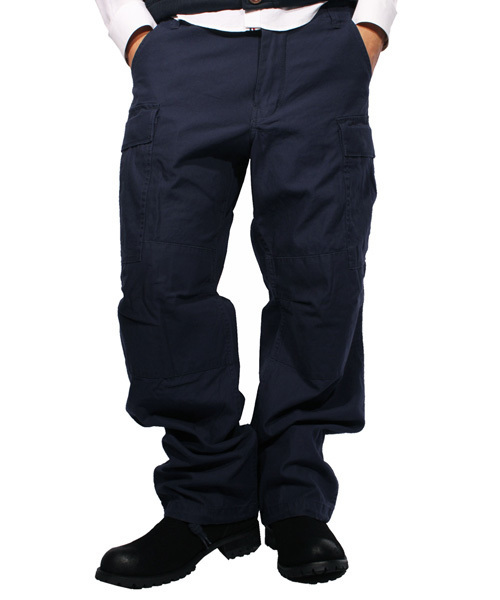 8(eight)(エイト)の「BDU カーゴ ワイドパンツ (カーゴパンツ・メンズ・ベージュ/ネイビー/カモフラージュ/ブラック/オリーブ・LARGE/SMALL/X-LARGE/MEDIUM)」の4枚目の写真