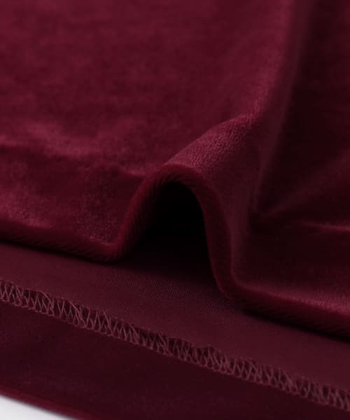 URBAN RESEARCH DOORS（アーバンリサーチドアーズ）の「【店舗振り分け】ベロアガウン∴（カーディガン/ボレロ・レディース・ボルドー/ネイビー・ONE）」の17枚目の写真