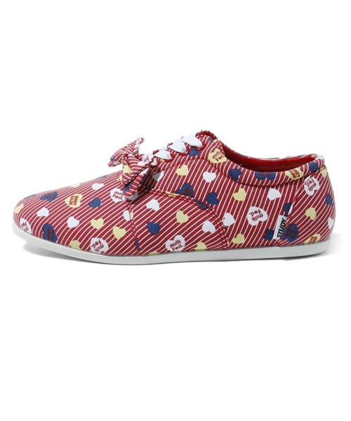 MILKFED.（ミルクフェド）の「M&H STUDY SNEAKERS 　（スニーカー・レディース・ブラック/レッド・23cm/24cm/25cm）」の3枚目の写真