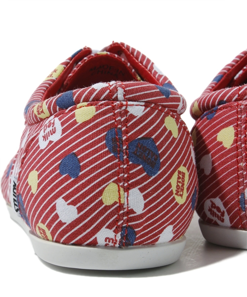 MILKFED.（ミルクフェド）の「M&H STUDY SNEAKERS 　（スニーカー・レディース・ブラック/レッド・23cm/24cm/25cm）」の9枚目の写真