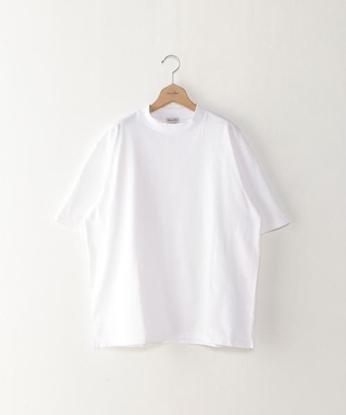 Steven Alan(スティーブンアラン)の「<Steven Alan> HI-DENS SHORT MOCK SS CUTSEW/カットソー ◆(Tシャツ/カットソー・メンズ・ホワイト/モカ/ダークグリーン・SMALL/X-LARGE/MEDIUM/LARGE)」の2枚目の写真