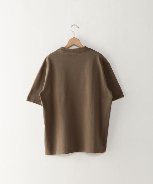 Steven Alan(スティーブンアラン)の「<Steven Alan> HI-DENS SHORT MOCK SS CUTSEW/カットソー ◆(Tシャツ/カットソー・メンズ・ホワイト/モカ/ダークグリーン・SMALL/X-LARGE/MEDIUM/LARGE)」の6枚目の写真