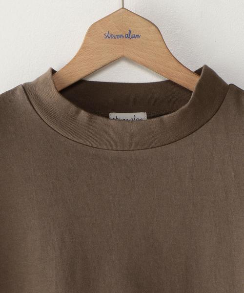 Steven Alan(スティーブンアラン)の「<Steven Alan> HI-DENS SHORT MOCK SS CUTSEW/カットソー ◆(Tシャツ/カットソー・メンズ・ホワイト/モカ/ダークグリーン・SMALL/X-LARGE/MEDIUM/LARGE)」の7枚目の写真