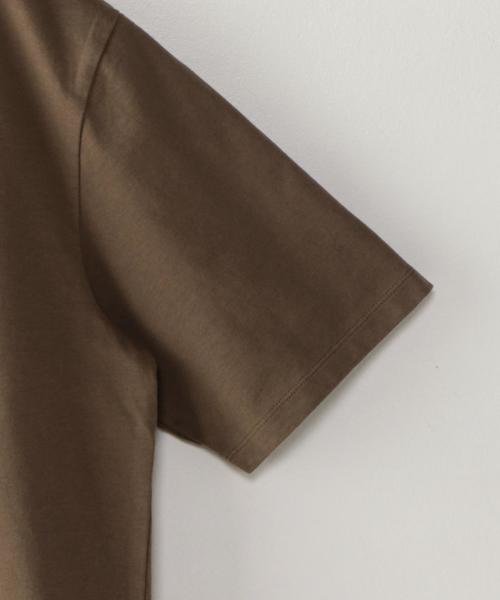 Steven Alan(スティーブンアラン)の「<Steven Alan> HI-DENS SHORT MOCK SS CUTSEW/カットソー ◆(Tシャツ/カットソー・メンズ・ホワイト/モカ/ダークグリーン・SMALL/X-LARGE/MEDIUM/LARGE)」の8枚目の写真