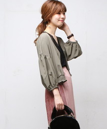 natural couture | ボリューム袖シャツブルゾン(ブルゾン)