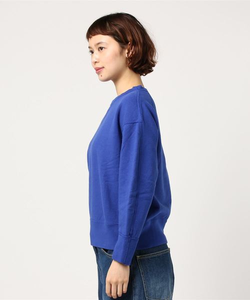 Drawer（ドゥロワー）の「Drawer ウラケ クルーネックプルオーバー  