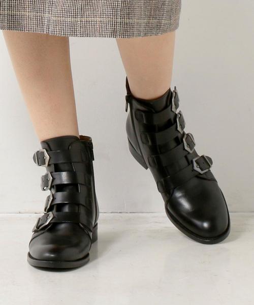 Pertini（ペルティニ）の「ペルティーニ/Pertini ベルテッドショートブーツ（ブーツ・レディース・ブラック・36/37/35h/37h/36h/38）」の7枚目の写真