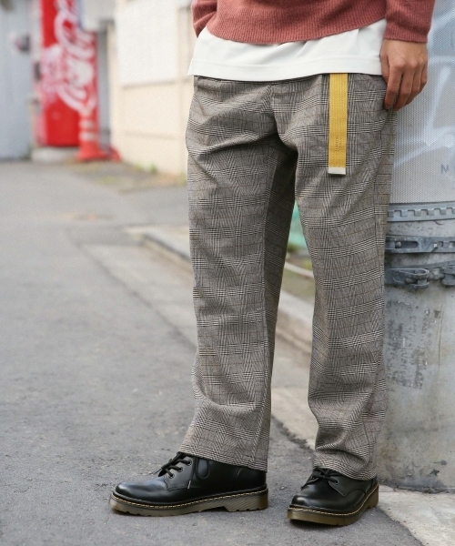 RAGEBLUE（レイジブルー）の「柄TRサージワイドパンツ/774290（スラックス・メンズ・ネイビー/ブラック/ダークグレー/キャメル・MEDIUM/LARGE/SMALL）」の4枚目の写真