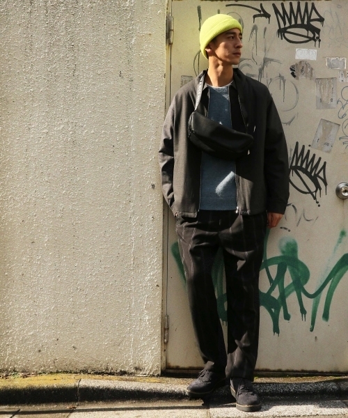 RAGEBLUE（レイジブルー）の「柄TRサージワイドパンツ/774290（スラックス・メンズ・ネイビー/ブラック/ダークグレー/キャメル・MEDIUM/LARGE/SMALL）」の13枚目の写真