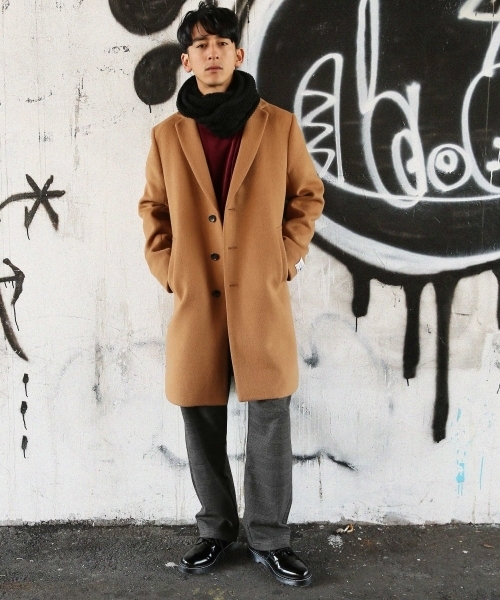 RAGEBLUE（レイジブルー）の「柄TRサージワイドパンツ/774290（スラックス・メンズ・ネイビー/ブラック/ダークグレー/キャメル・MEDIUM/LARGE/SMALL）」の14枚目の写真