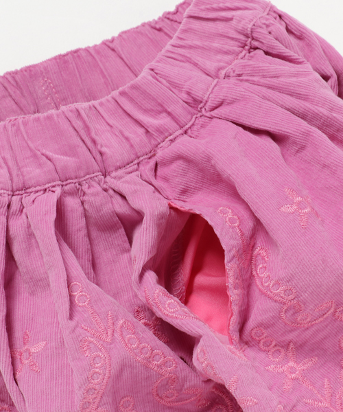 RUGGEDWORKS（ラゲッドワークス）の「シャツコール刺繍スカート（スカート・キッズ・ピンク/キャメル・120cm/100cm/130cm/80ｃｍ/90cm/110cm/140cm）」の5枚目の写真