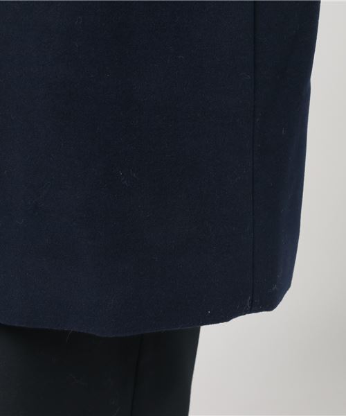 KOBE LETTUCE（コウベレタス）の「フェイクウール素材☆ダブルボタンチェスターコート（チェスターコート・レディース・ピンクベージュ/ボルドー/キャメル/ゴールド/ネイビー/チャコールグレー・FREE）」の13枚目の写真