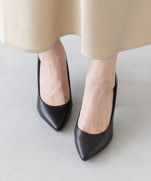 【美脚効果抜群！】ビジュー付ポインテッドトゥパンプス♪ヒール6cm／8cm SALE】 日本製 パンプス ハイヒール ポインテッドトゥ ヒール8cm